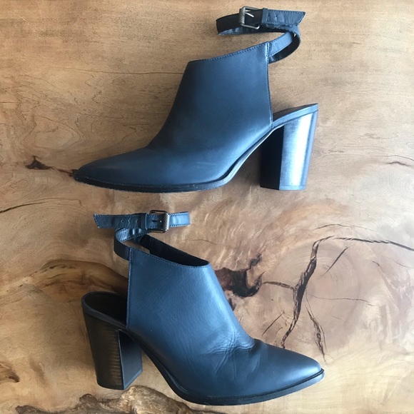 ALL SAINTS leather sling back heels (Ivy heels) - Picture 4 of 5